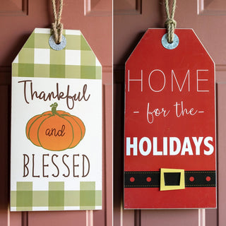 Holiday Double Sided Wall Sign