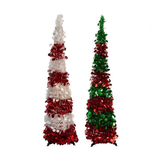 48"H Tinsel Pop Up Tree
