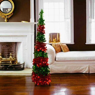 48"H Tinsel Pop Up Tree