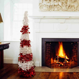 48"H Tinsel Pop Up Tree