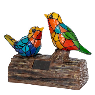 Mosaic Solar Birds