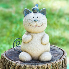 Whiskers the Cat Statue | Breck's Gifts Garden Decor