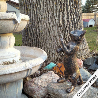 Standing Cat Statue