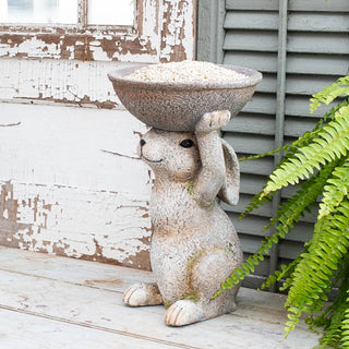 Uplifting Bunny Birdfeeder
