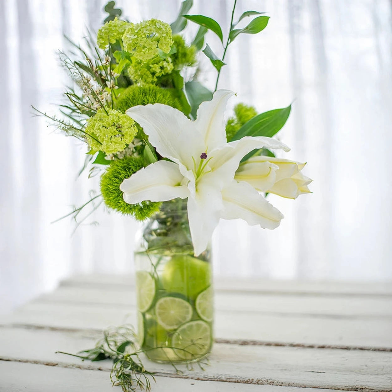 green lilies flower shop Casablanca Lily
