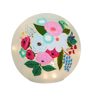 Light Up Floral Globe