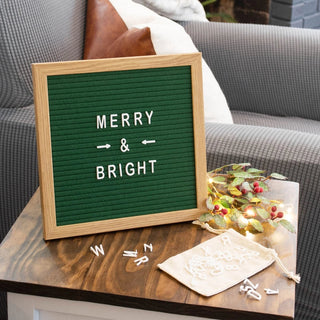 Green Felt Letter Board