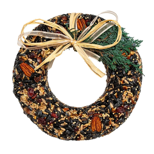 garden answer bird seed wreath Mr. Bird : Classic Pecan Wreath