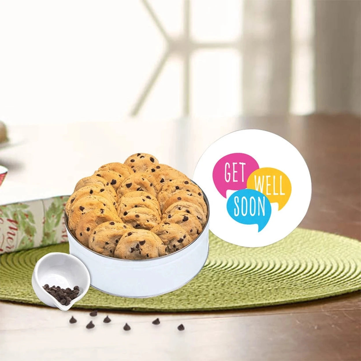 Get Well Soon Gourmet Cookie Tin | Breck's Gifts