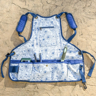Floral Garden Tool Apron