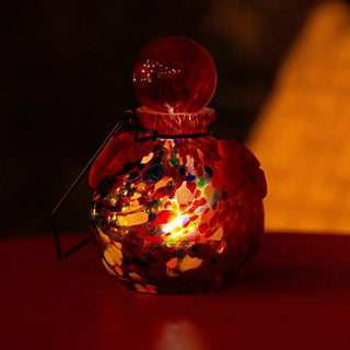 Solar Glass Hummingbird Feeder