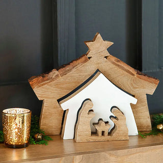 Wooden Nesting Nativity