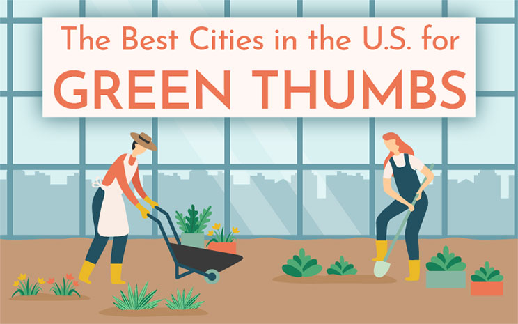 Best Cities in US for Green Thumbs