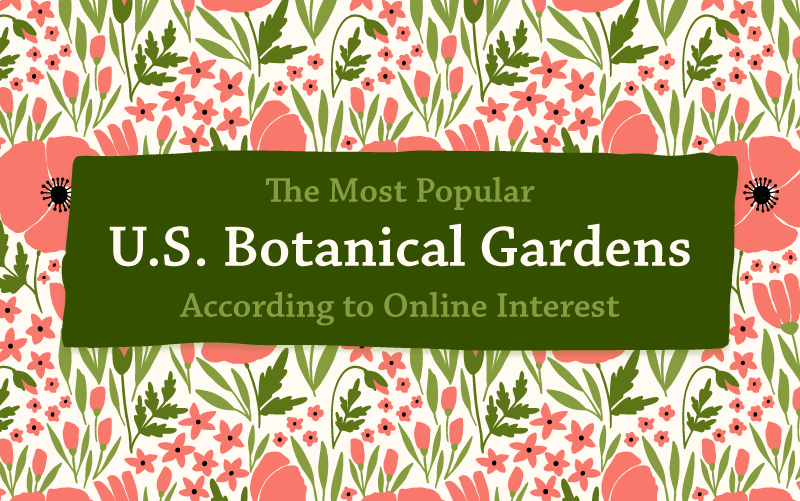 The most popular U.S. botanical gardens according to online interest